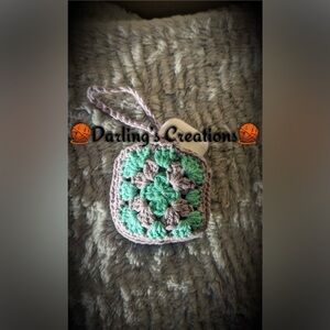 Crochet Handmade Airpods Case-Granny Square